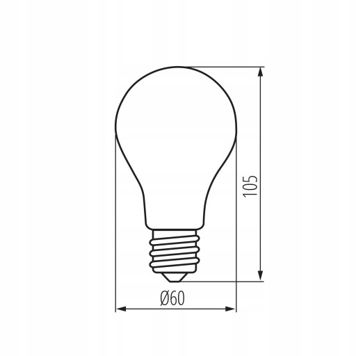 Ozdobná LED žiarovka E27 10W