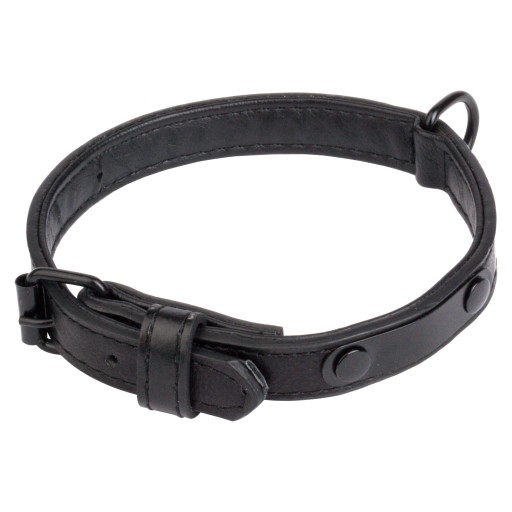 Obojok pre MALÉHO PSA, HRUBÁ eko koža, 25-32 cm S