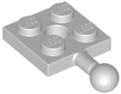 LEGO 2X2 S HÁČKOM, SVETLO SIVÁ HÁČIK Č