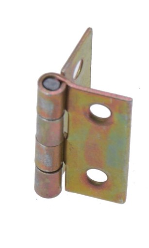 Pletený pánt 25 x 25mm, pozinkovaný zlato, 20 ks