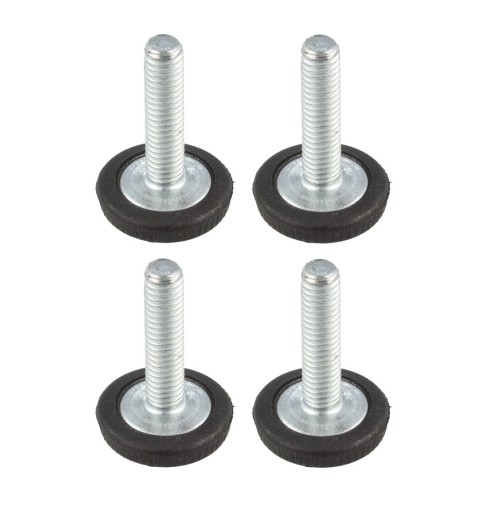 Nastaviteľná skrutkovacia nábytková nožička M6x25mm 4 ks