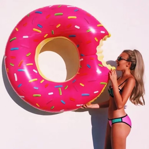 NAFUKOVACIE PLAVECKÉ XL RUŽOVÁ DONUTKA