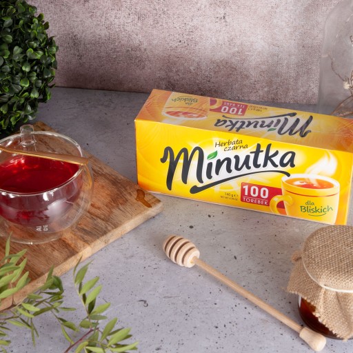 Lacný čaj Minutka Black Express Tea 100 T. Balenie proti nafukovaniu