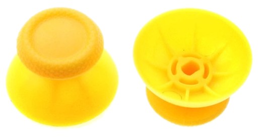 ANALOGOVÝ OVLÁDAČ MUSHROOM PRE PLAYSTATION 5 PS5 PAD DUALSENSE, ŽLTÝ
