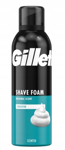 Gillette Pena na holenie 200 ml Sensitive