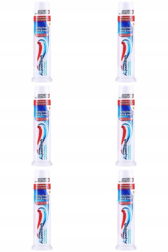 Aquafresh Triple Protection pumpička na zubnú pastu Fresh & Mint 100 ml