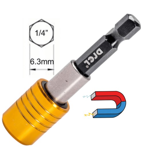MAGNETICKÝ DRŽIAK BROTU 1/4'' RÝCHLOUPÍNENIE