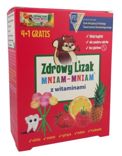 Starpharma Healthy Yum Yum Lollipop s vitamínmi 4+1