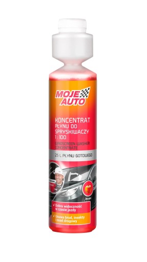 Letná kvapalina do ostrekovačov Moje Auto 250 ml