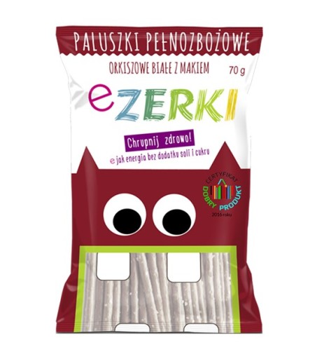 EZERKI MAKOVÉ TYČINKY ŠPALOVANÉ BIELY 70G
