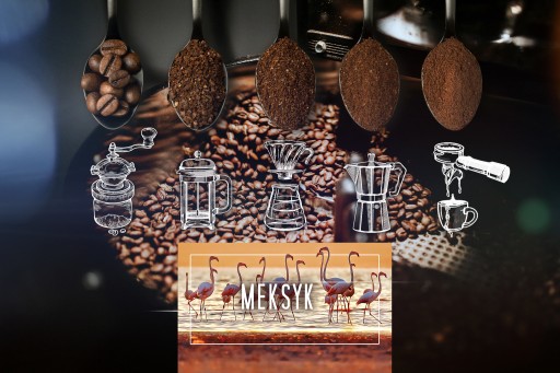 Čerstvo pražené kávové zrná 100% Arabica Mexico 50G pre kávovar na espresso