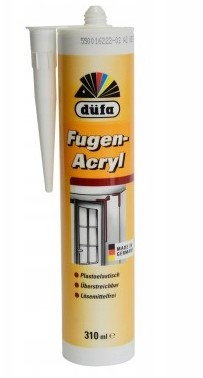 AKRYLÁTOVÁ AKRYLÁTOVÁ HMOTA DUFA ACRYL Fugen Dichtmasse 310ML BIELA.