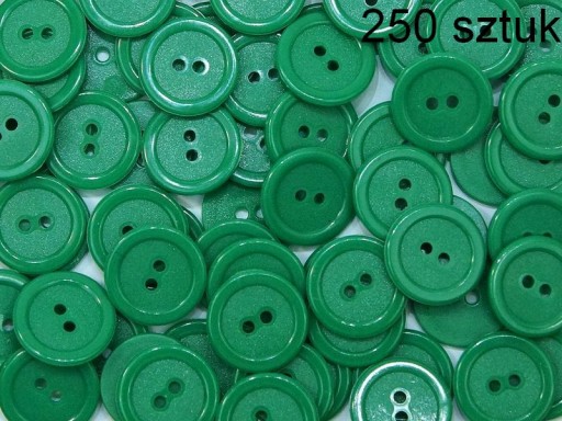 PLASTOVÉ GOMBÍKY 20 mm zelené, balenie 250 ks.