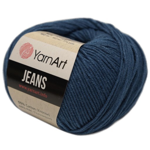 YARNART JEANS 17 tmavomodrá priadza