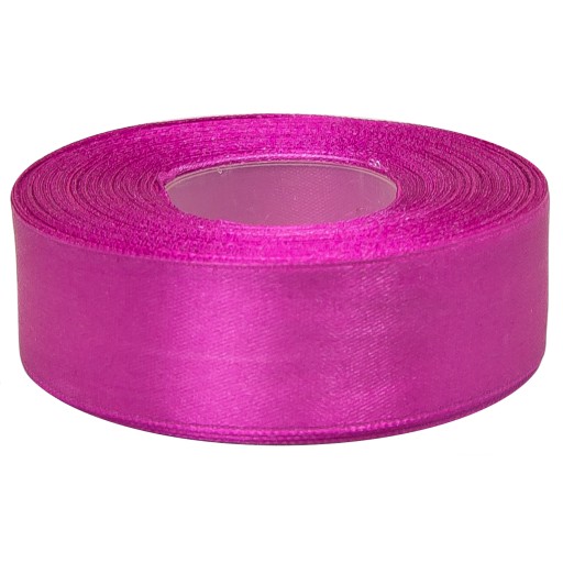 Stuha atlasová 25mm 27mb MAGENTA