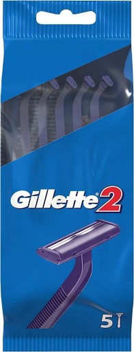 GILLETTE 2 Jednorazový holiaci strojček, 5 ks