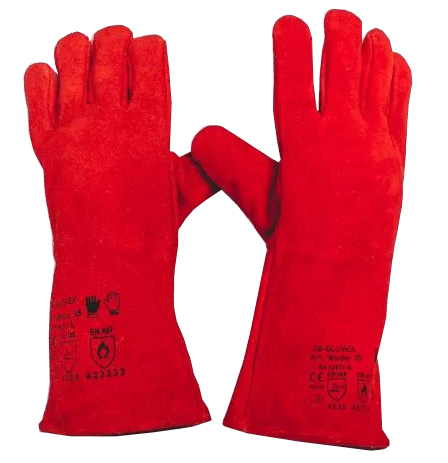 Ochranné zváračské rukavice veľkosť 11 Welder Red