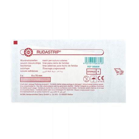 RUDASTRIP PRÚŽKY UZÁVIERKA RÁNY 3mm x 75mm 5 ks