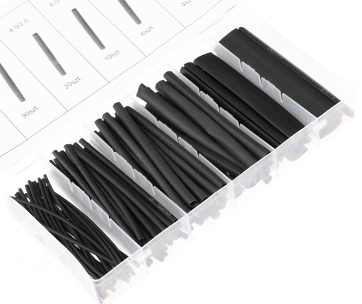 100x Teplom zmrštiteľné návleky v rôznych veľkostiach