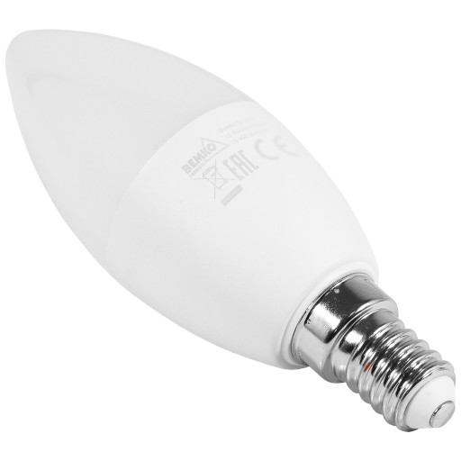 Neutrálna LED žiarovka na sviečku E14 7,5W 4000K 740lm BEMKO SAMSUNG