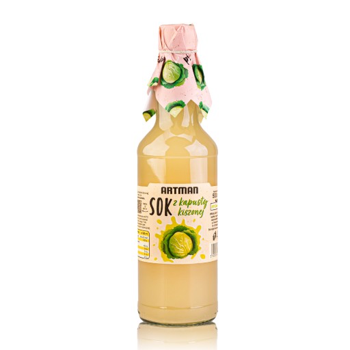 Šťava z kyslej kapusty V POHLE 100% ZDRAVOTNÉ 500ML