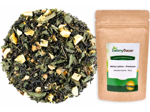 MINTY LATINO - PREMIUM Čierny čaj - 50g