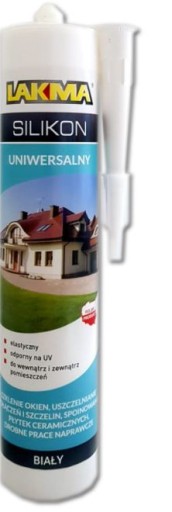 Univerzálny biely silikón 280ml LAKMA