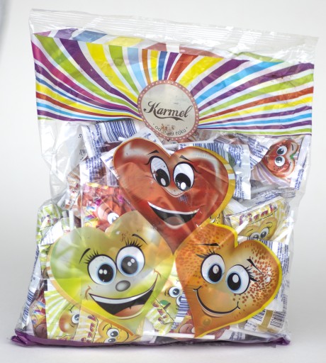 KARAMELOVÉ OVOCNÉ SRDCE LOLLY 6 g 100 ks