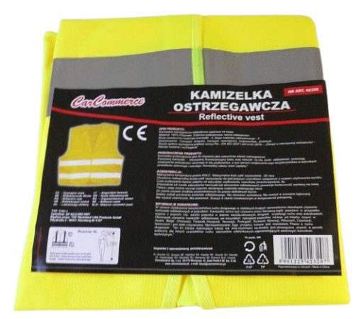 ŽLTÁ VÝSTRAŽNÁ VESTA - AUTOMOBIL