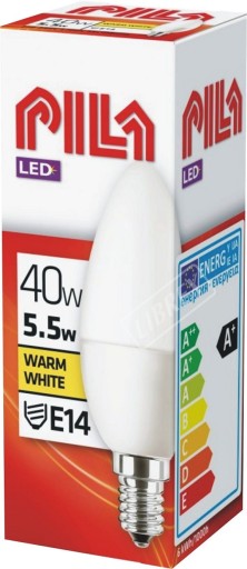 LED žiarovka E27 A60 2700K 10W PILA teplá farba