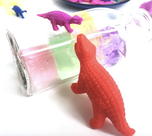 HYDROGÉLOVÉ DINOSAURY RASTÚCE VO VODE GUMA 10 KS