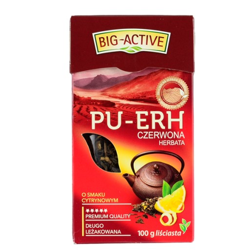 Big-Active Pu-erh Lemon 100g voľný list