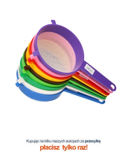 SITKO PLASTOVÉ 22,5 CM RÔZNE FARBY PL