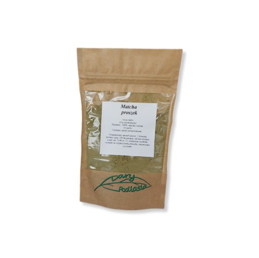 Matcha zelený čaj v prášku - 100g - Dary Podlasie