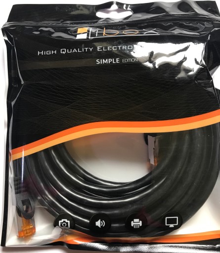 LAN ETHERNET RJ45 SFTP CAT6a 5M KÁBL