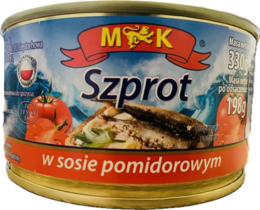 ŠPROTY V RAJKOVEJ Omáčke 330 G MK