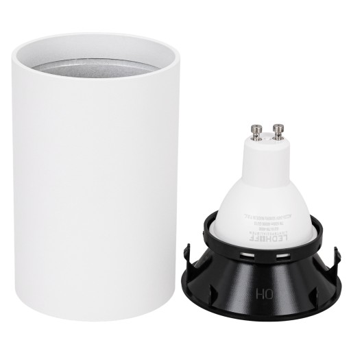 Prisadené stropné svietidlo HALOGEN GU10 biela čierna LED BODOVÁ LAMPA