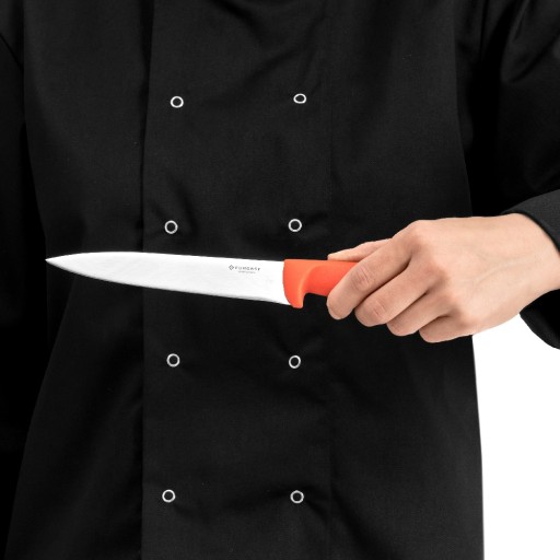 HACCP KUCHYNSKÝ Nôž ČERVENÝ 18CM FORGAST FG01841