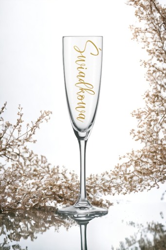 Pohár na šampanské Svadobný darček pre nevestu Maid of Honor Ženícha