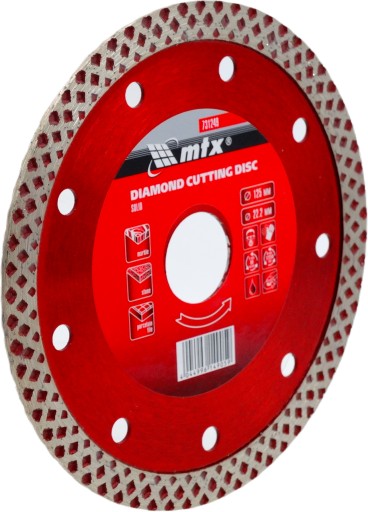 Diamantový kotúč na kameninové obklady, keramiku, 125mm MTX
