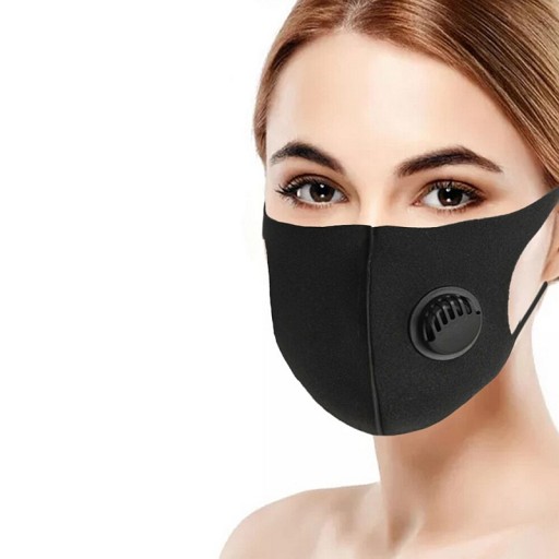 OPÄTOVNE POUŽITEĽNÁ MASKA 3D OCHRANNÁ MASKA s VENTILOM