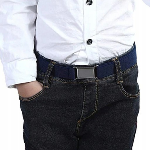 DETSKÝ PÁS Námornícka modrá elastická guma pre dieťa, chlapca, dievča