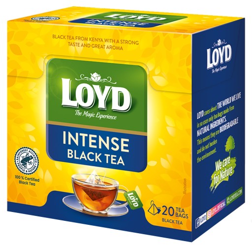 Klasický intenzívny čierny čaj Express 100% čierny čaj 20T LOYD