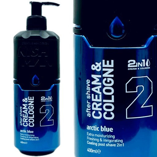 NISHMAN 2v1 Arctic Blue 400 balzam po holení