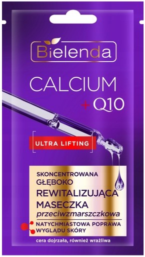 Bielenda Calcium Q10 Ultra liftingová koncentrovaná revitalizačná maska