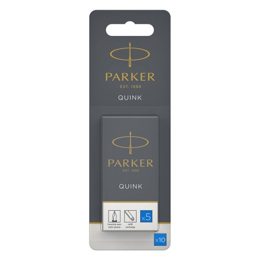 Štandardné modré atramentové kazety Parker