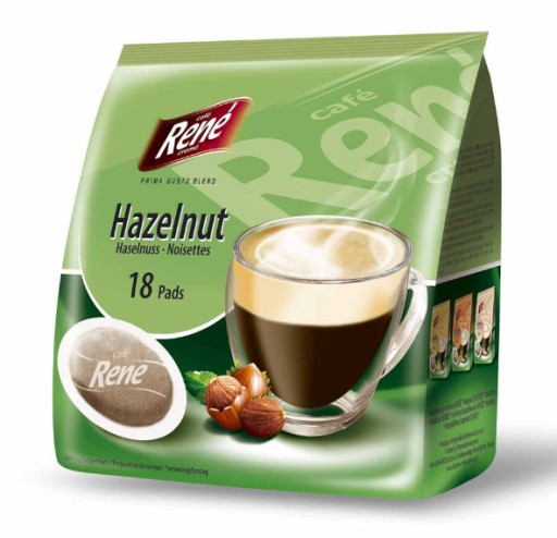 Káva Rene HAZELNUT 18 sáčkov pre Senseo PADS
