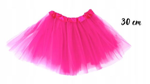 Tylová tutu sukňa 40CM FUCHSIA RUŽOVÁ BAKALÁRSKA PÁRTY