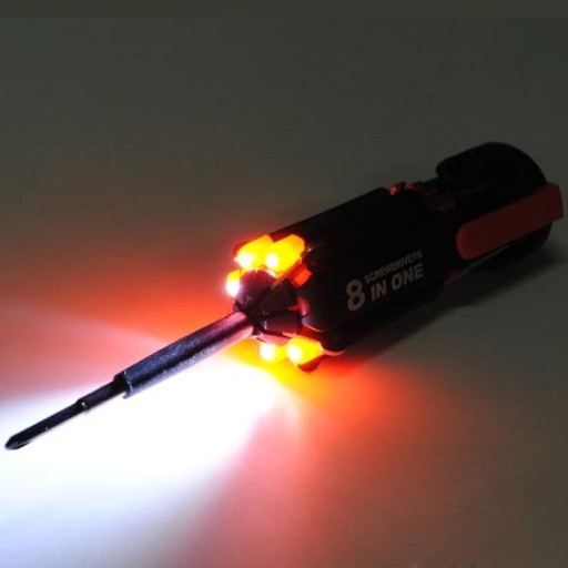 Sada SKRUTKOVAČOV, SKRUTKOVAČOV, Baterka Multitool 8v1