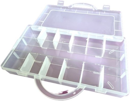 Organizér 13 priehradok 31x16,5x4,7 cm OR55